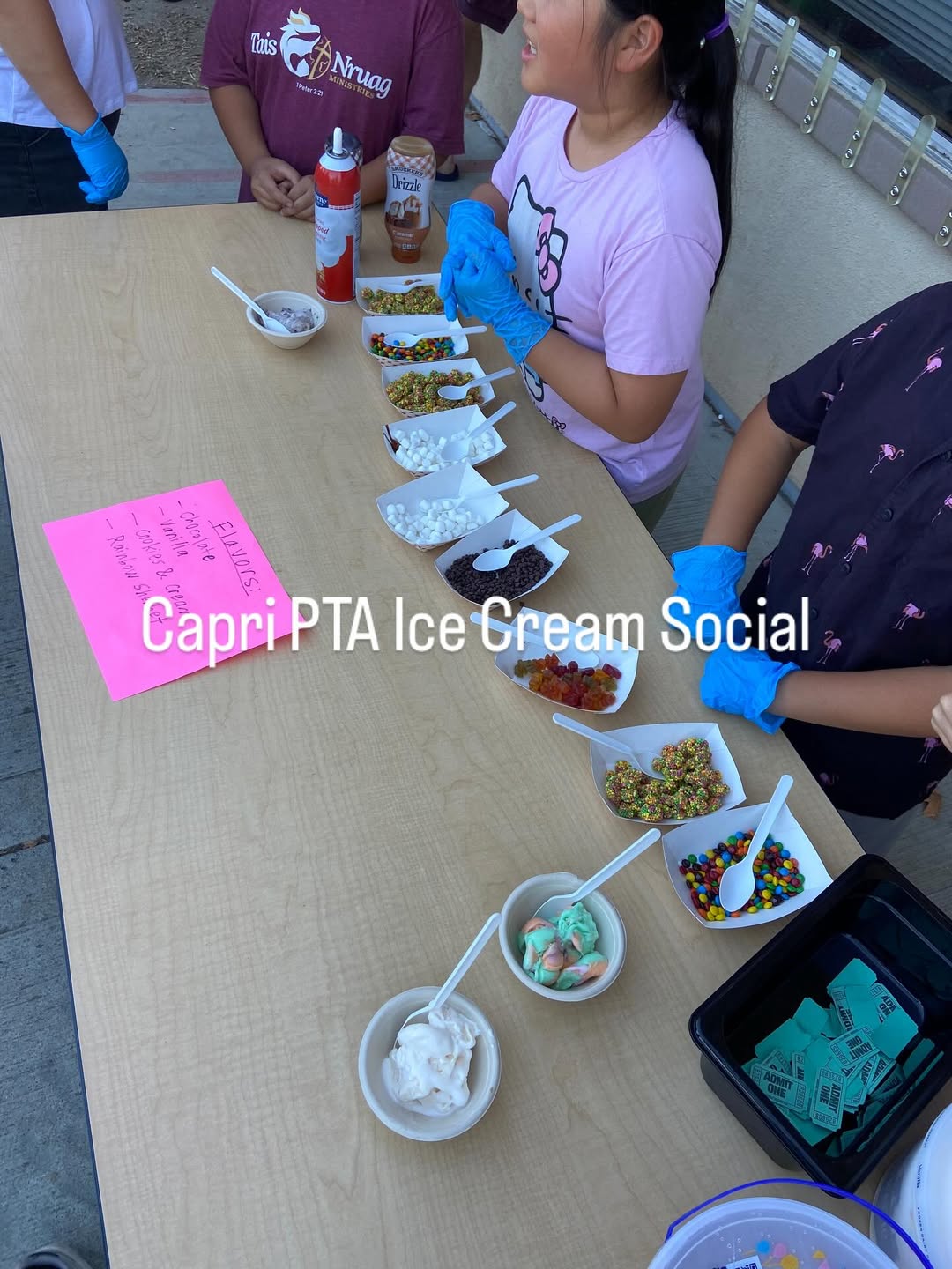 Instagram post: @campbellusd Capri Ice Cream Social
