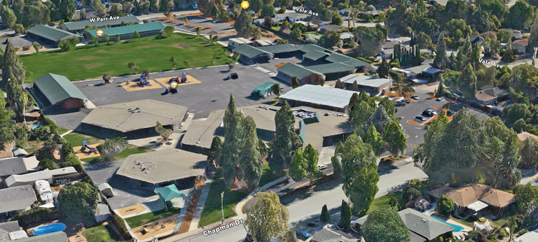 Campbell School campus map