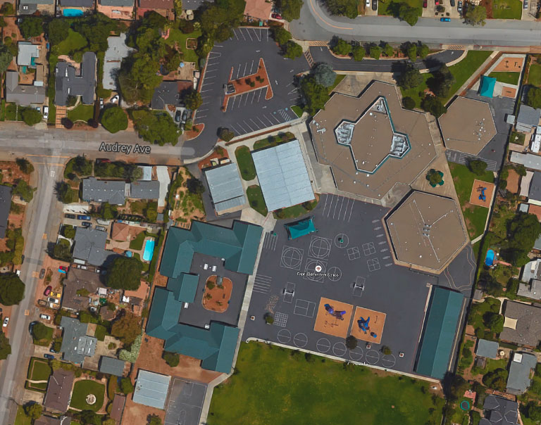 Campbell School campus map