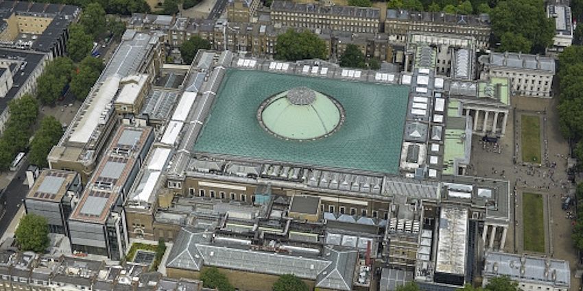 Ariel photo of British Museum