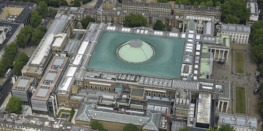 Ariel photo of British Museum