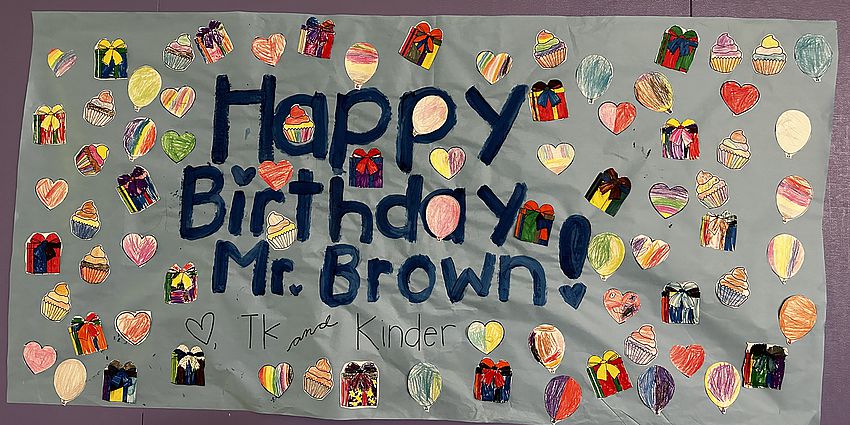 Happy Birthday Mr. Brown | Capri Elementary School