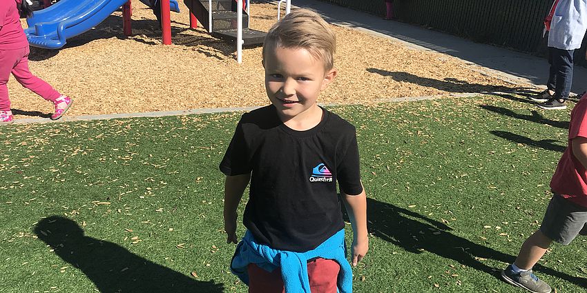 Boy on playground