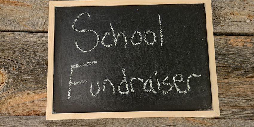 School Fundraiser sign