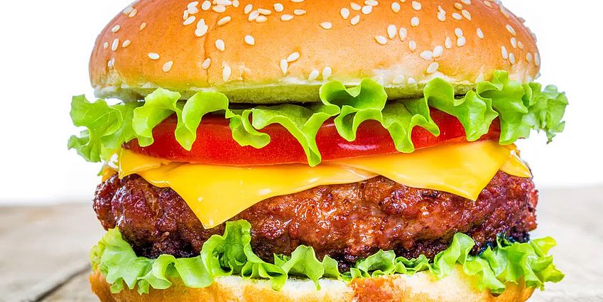 A hamburger