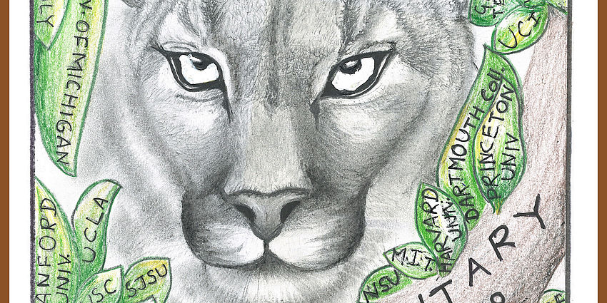 Cover art for yearbook