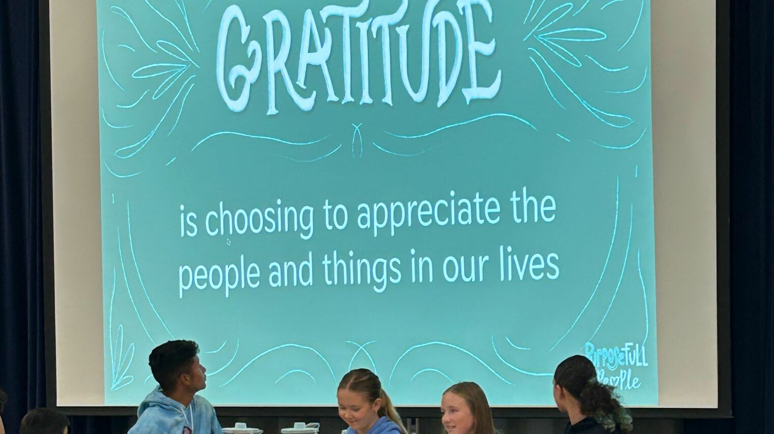Gratitude definition from CSI's student rally.
