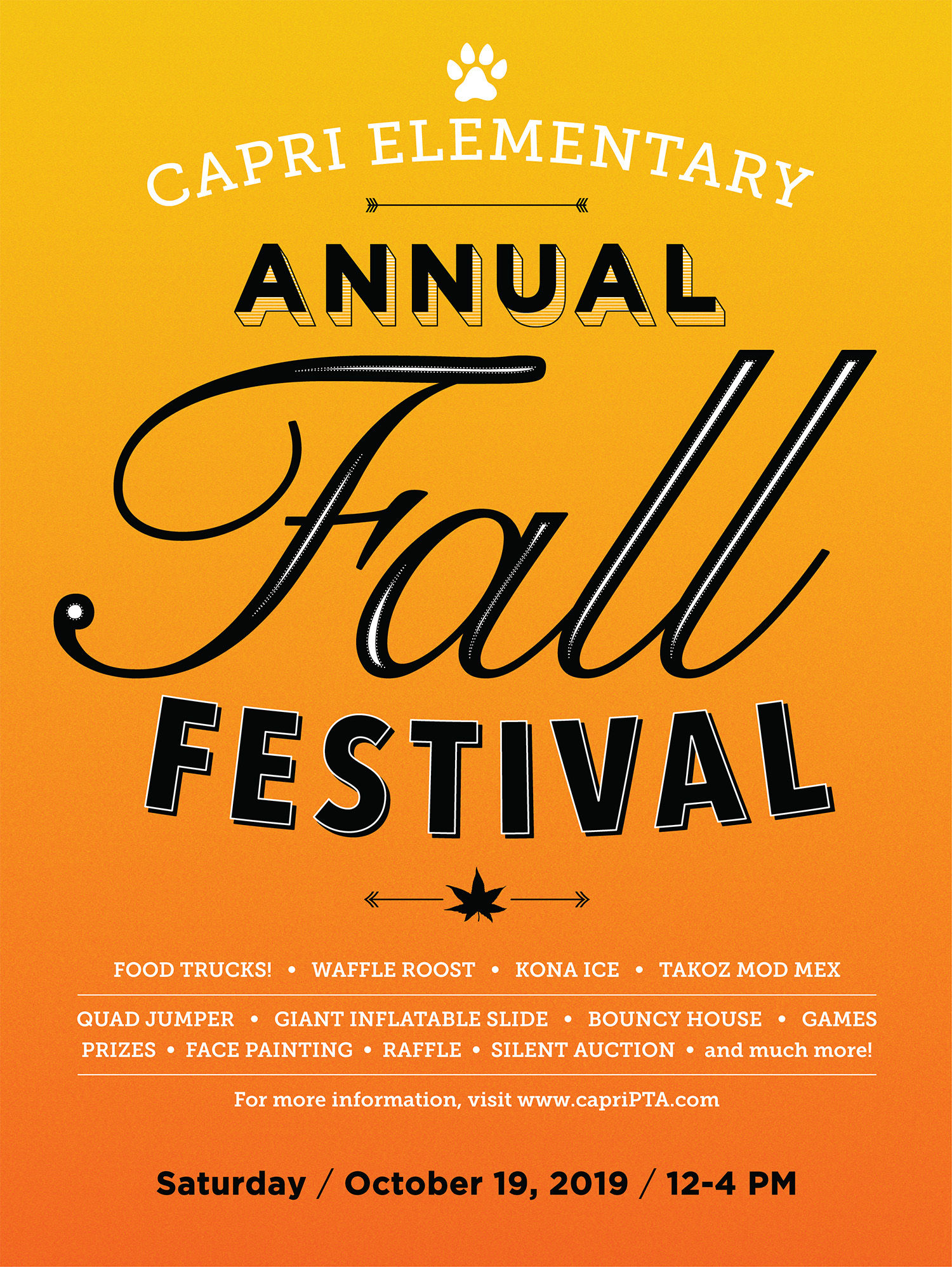 Flyer for Fall Festival