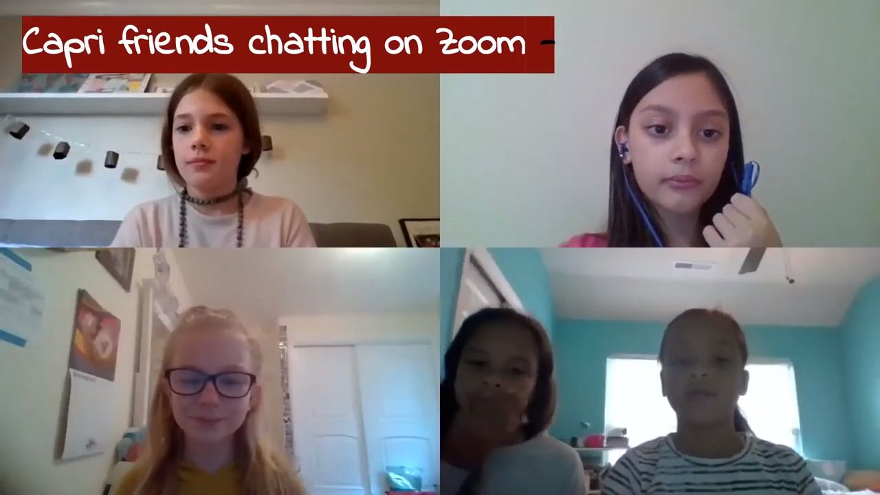 5 friends on zoom 