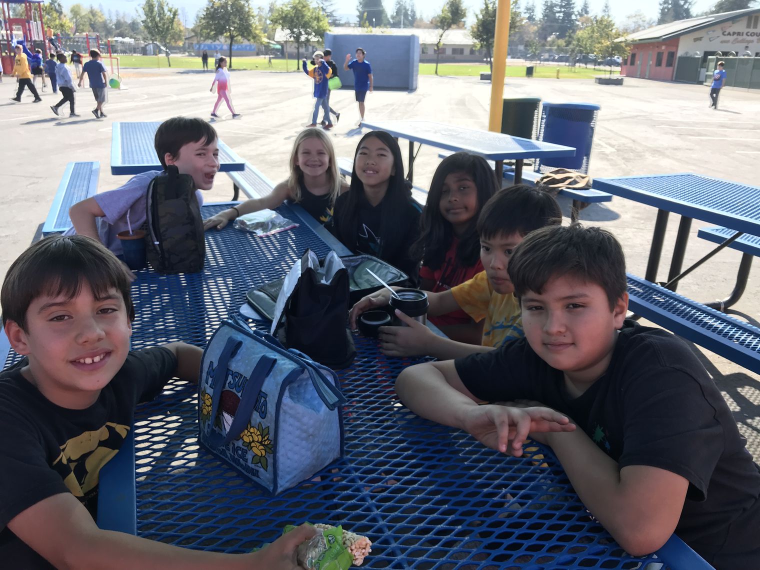 Students at lunch