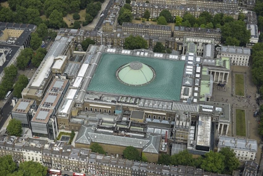 Ariel photo of British Museum