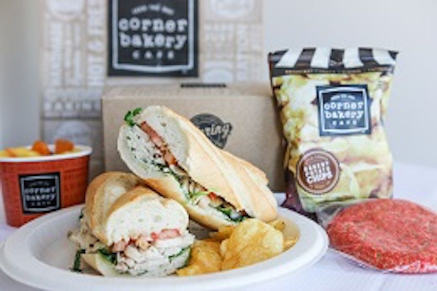 Sandwich and chips