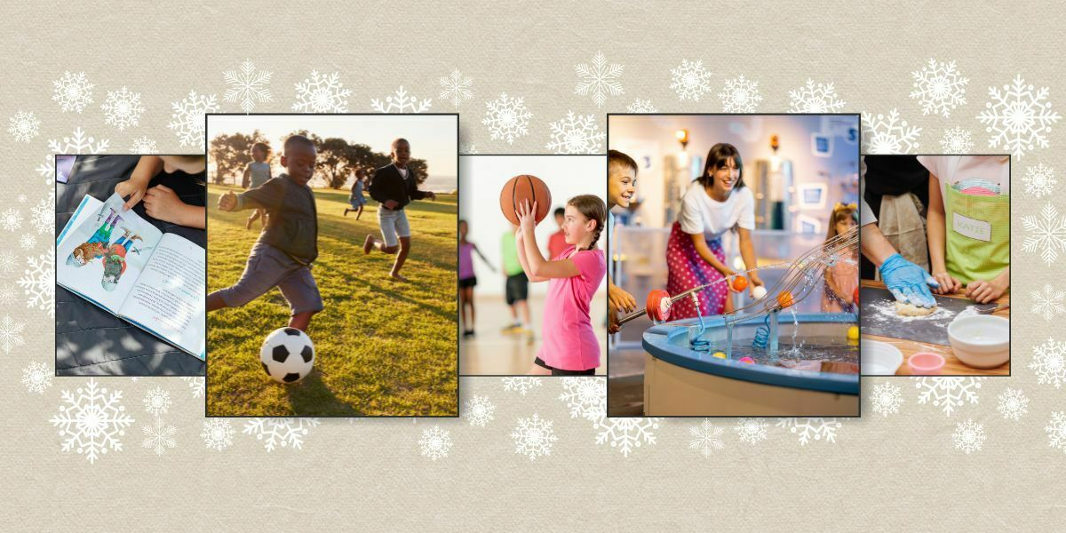 Photo collage of student activities