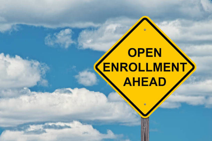 Open Enrollment Sign
