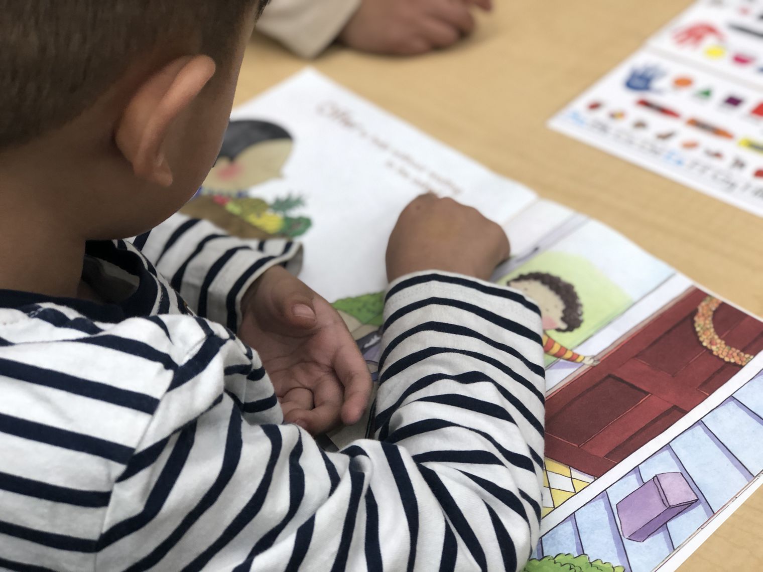 Young student reading
