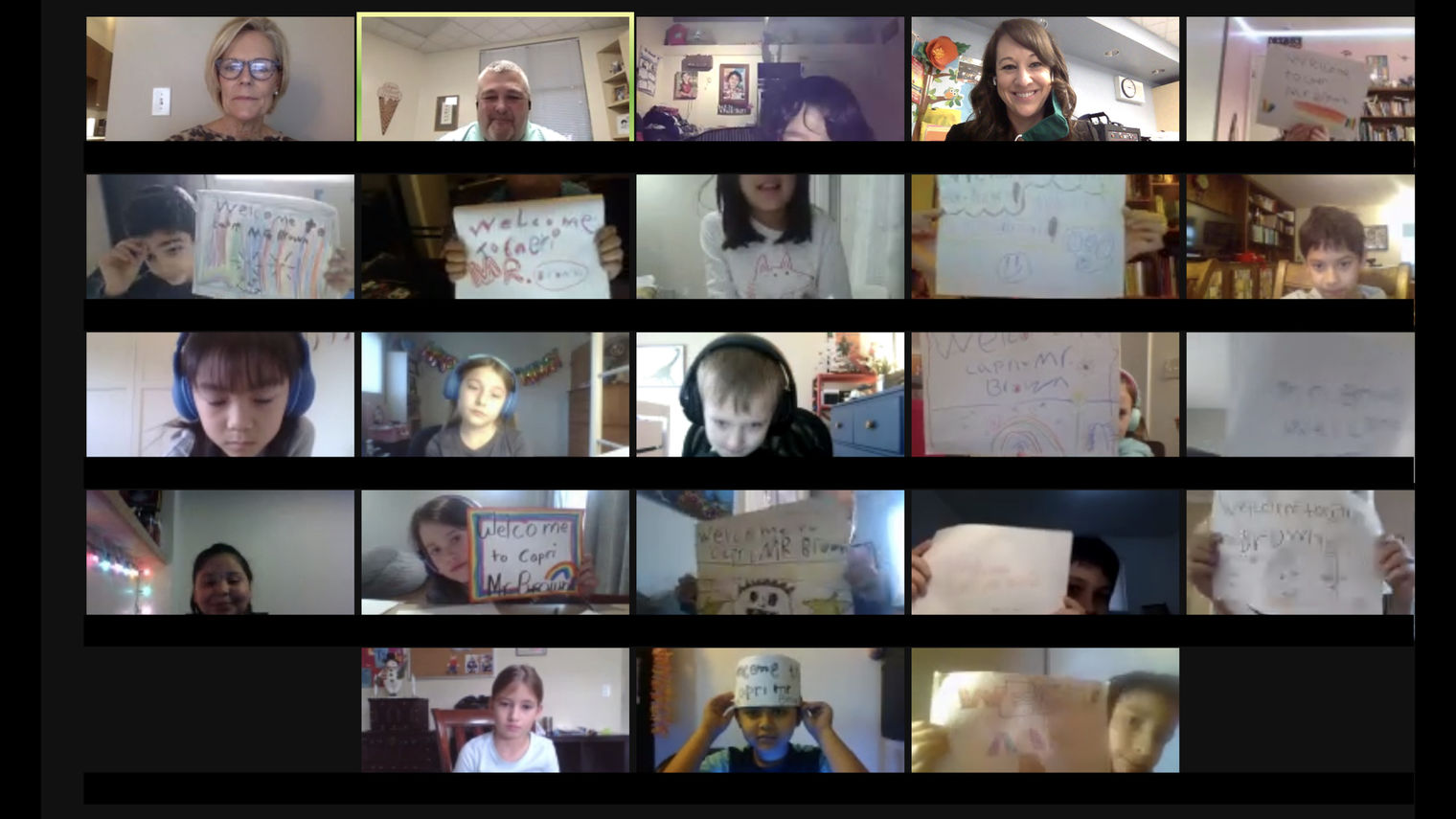 Zoom Meeting with students