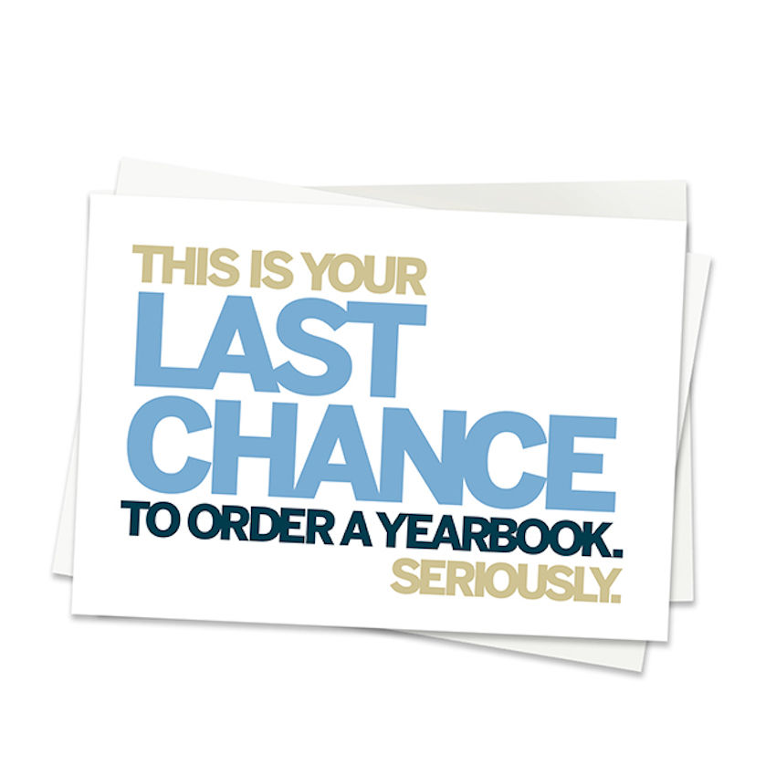 Last chance to order a yearbook