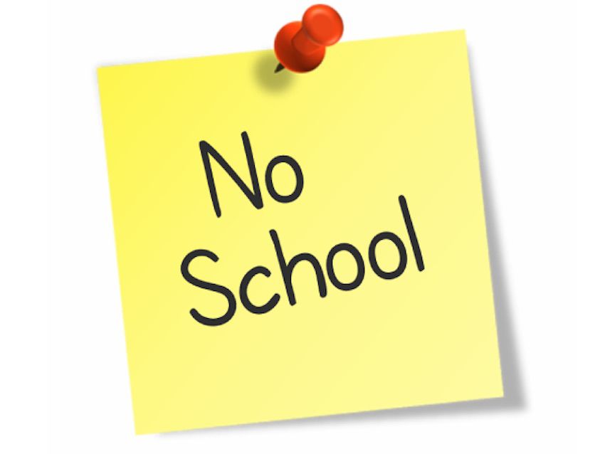 No School post-it