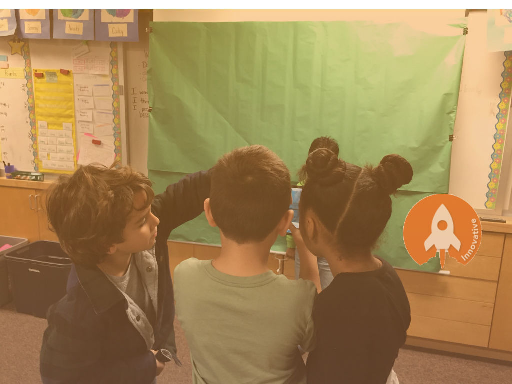 Students creating a video