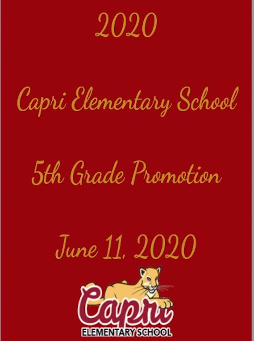 5th Grade Promotion Flyer