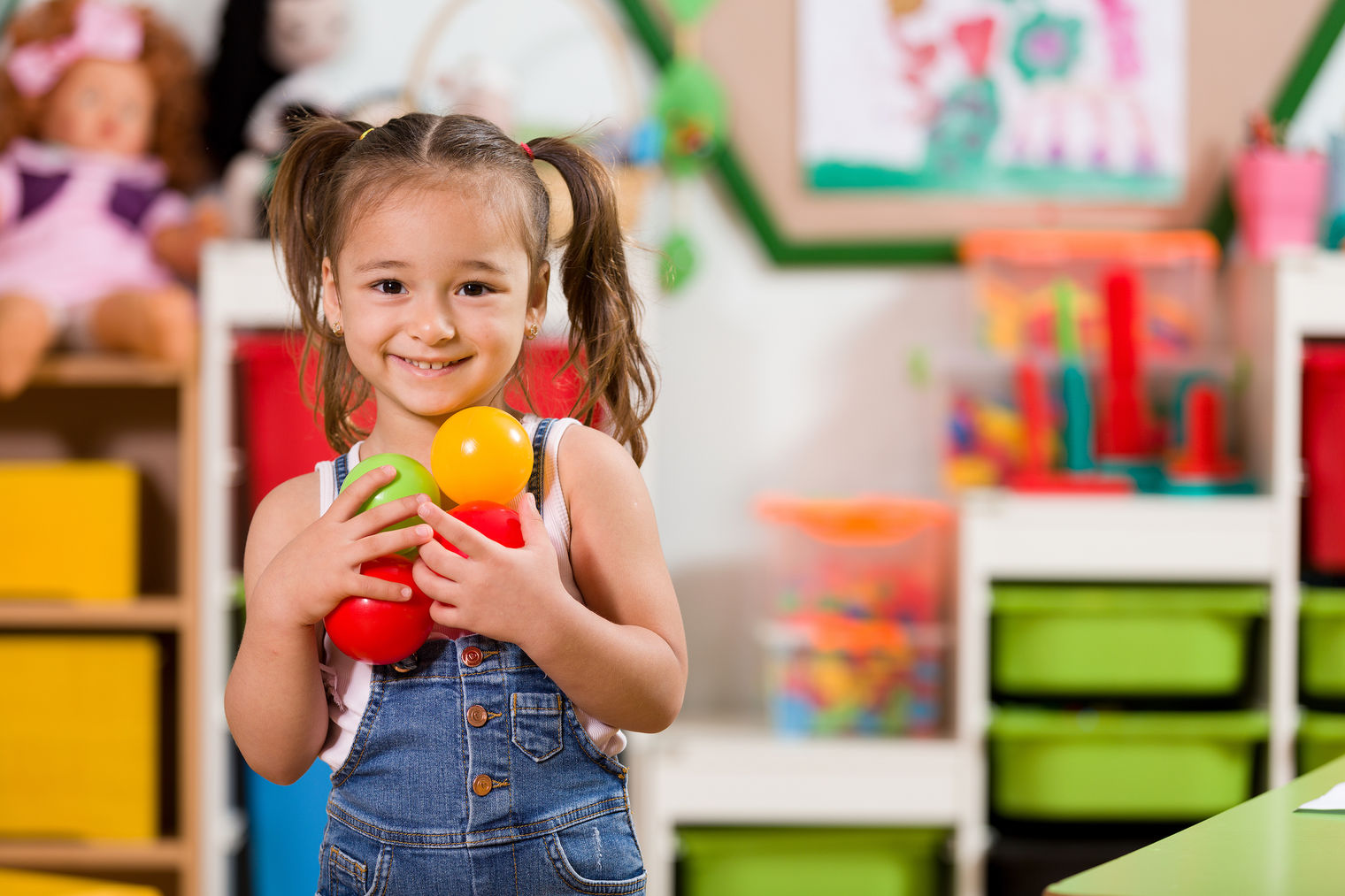 Young girl in classroom