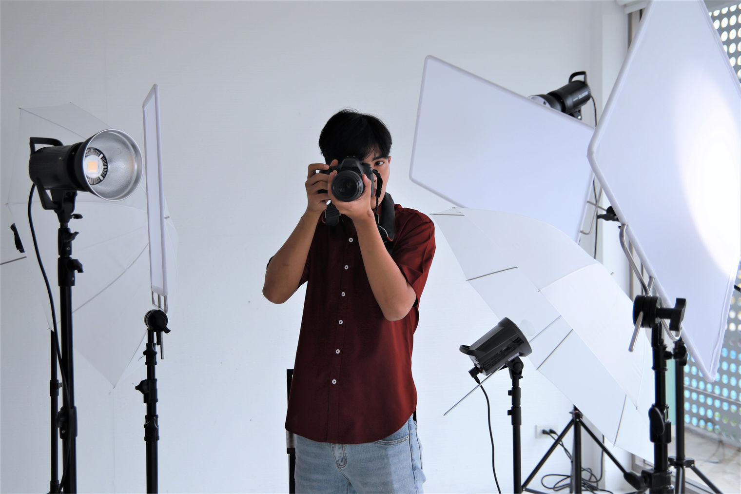 Man taking a photograph