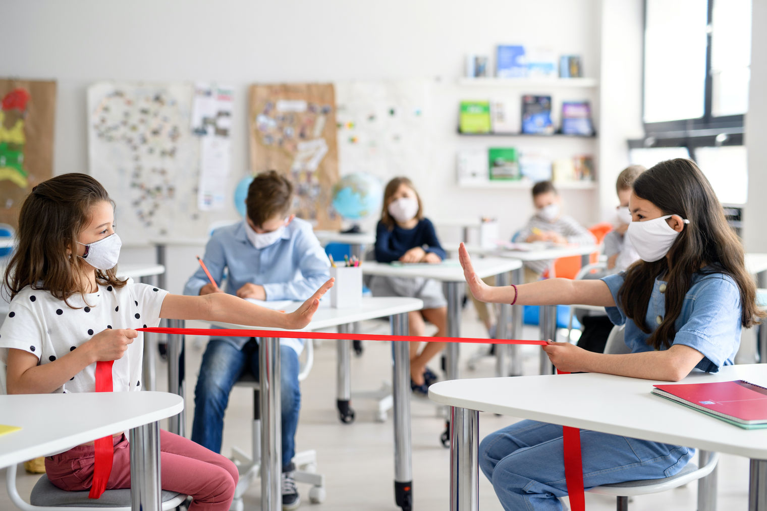 students in a classroom