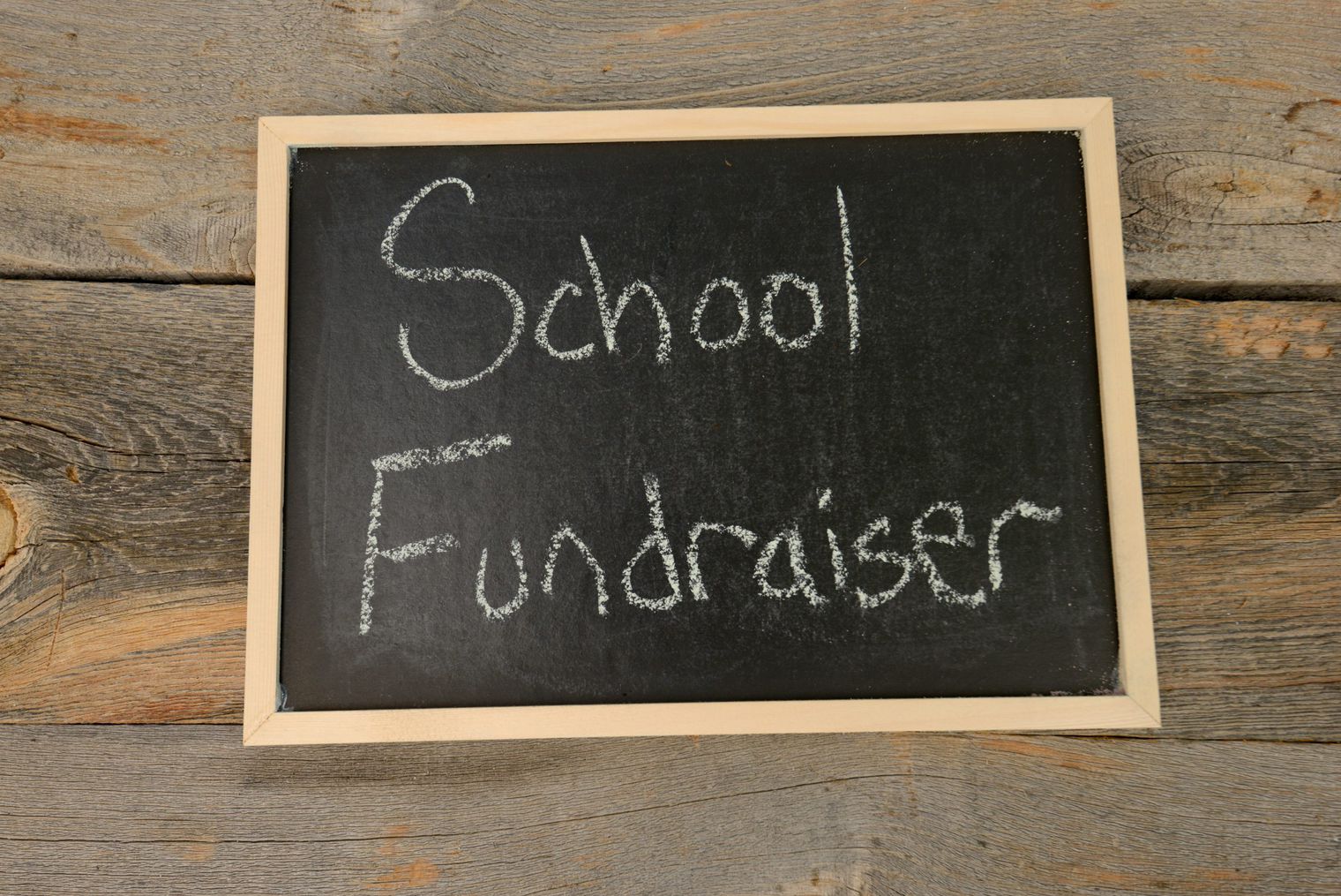 School Fundraiser sign