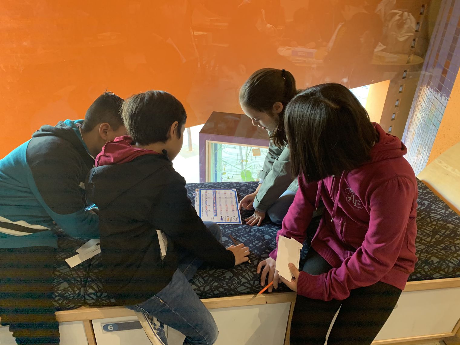 Students working together