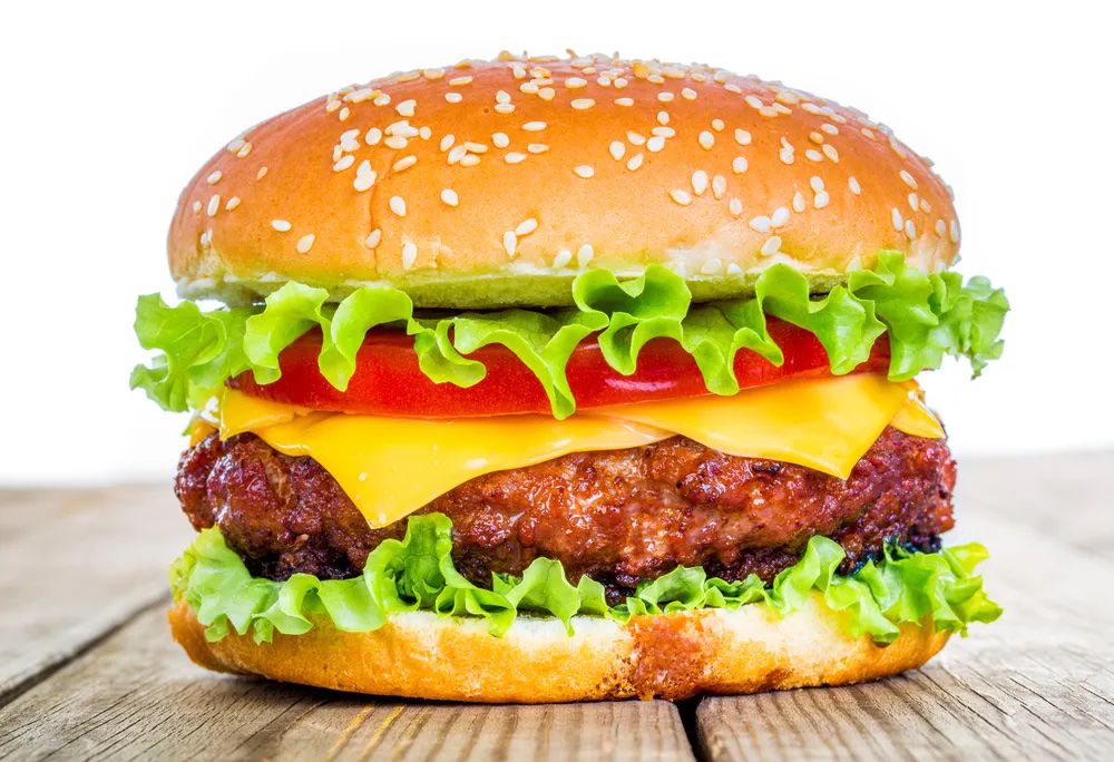 A hamburger