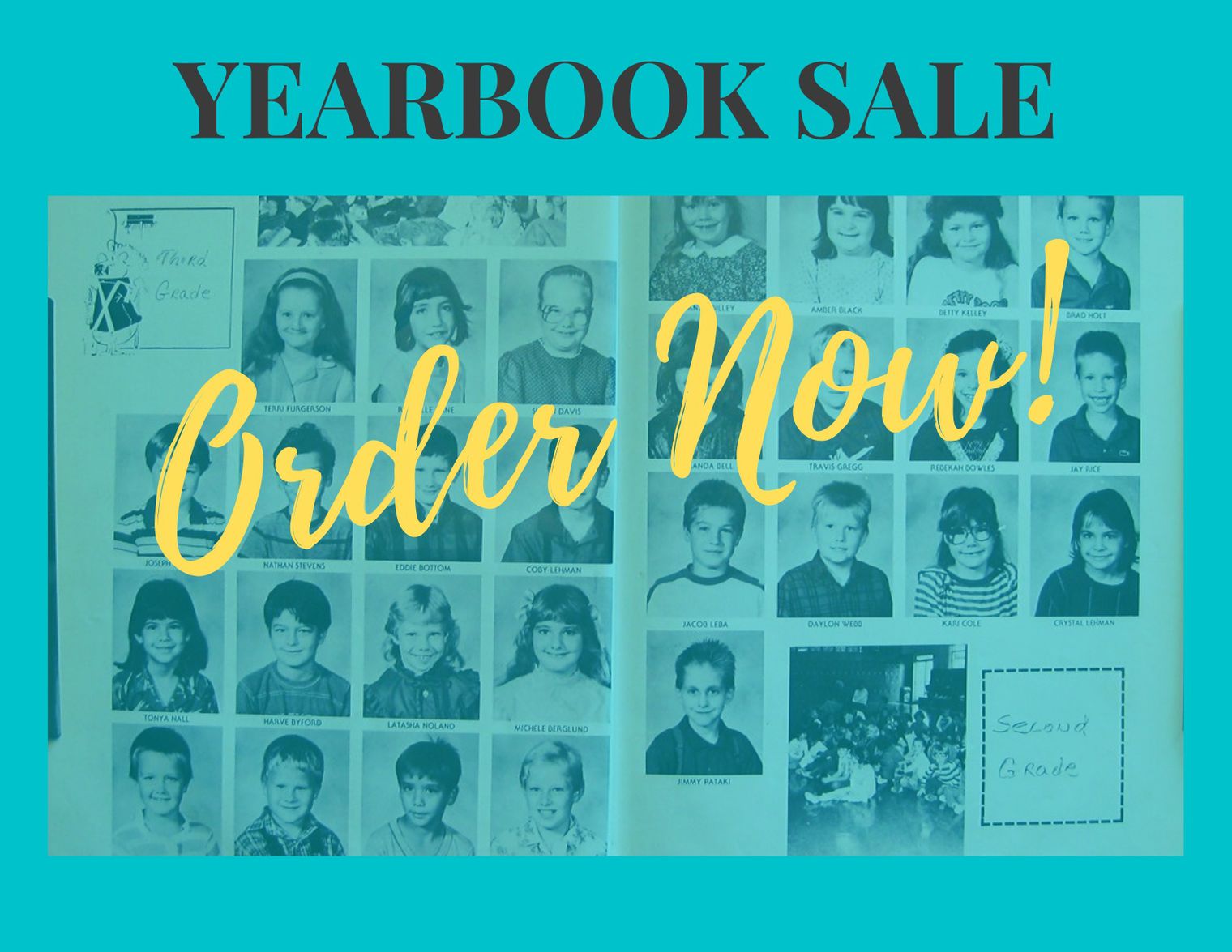 Yearbook order now sign